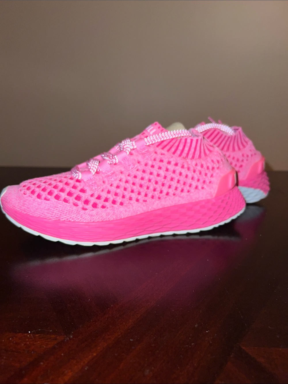 NOBULL Bright Pink Knit Women's Sneakers